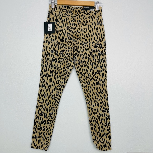 NWT Joes Jeans Charlie Skinny High Waist Denim Jean Tan Cheetah Print - Picture 4 of 6